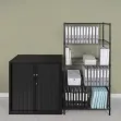 Black wire shelving unit Black wire shelving unit